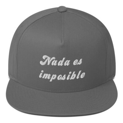 Gorra visera Nada es imposible