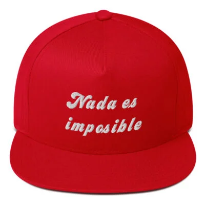Gorra visera Nada es imposible