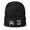 Gorro bordado rock and roll