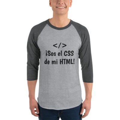 camiseta manga tres cuartos css