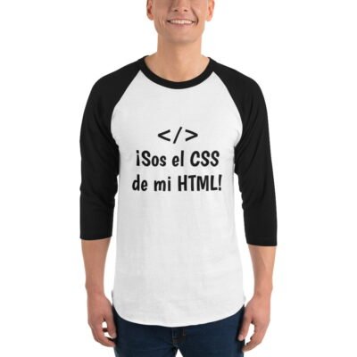 camiseta manga tres cuartos css
