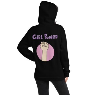 Sudadera con capucha girl power