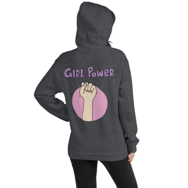 Sudadera con capucha girl power