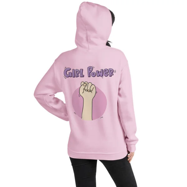 Sudadera con capucha girl power