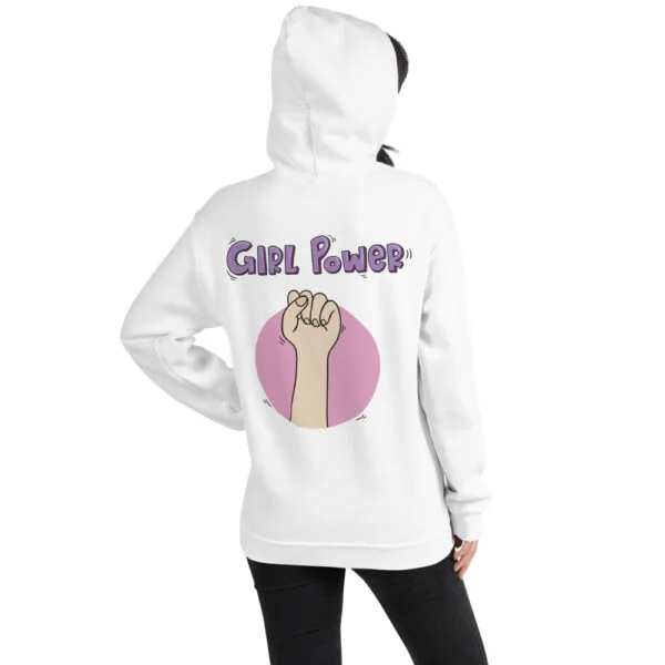 Sudadera con capucha girl power