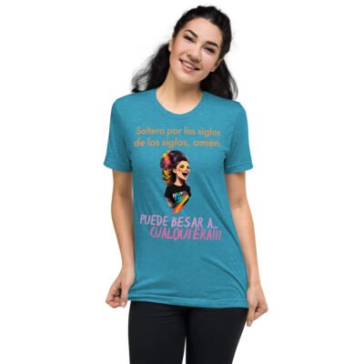 Camiseta manga corta mujer soltera