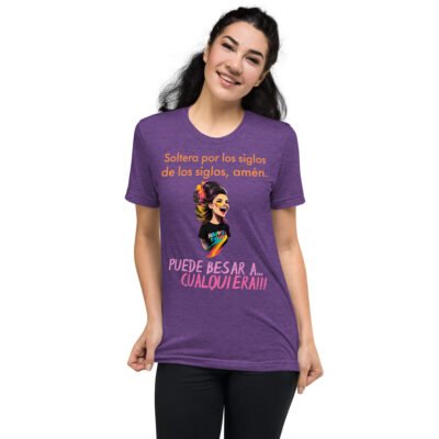 Camiseta manga corta mujer soltera