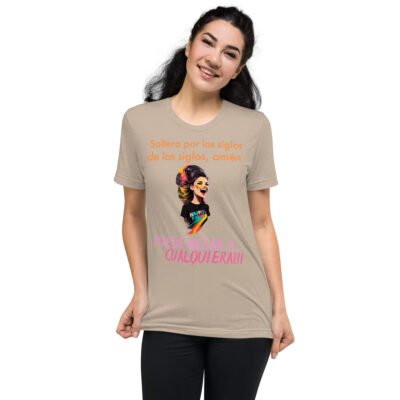Camiseta manga corta mujer soltera