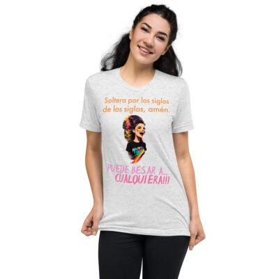 Camiseta manga corta mujer soltera