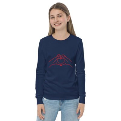 Camiseta manga larga corazón